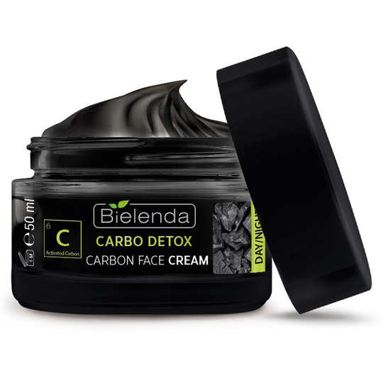 Bielenda CARBO DETOX moisturizing and mattifying carbon face cream for