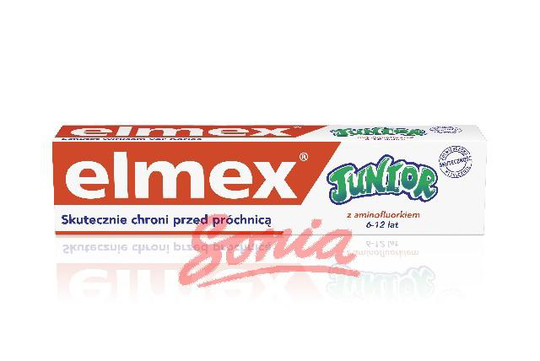 Elmex toothpaste for children 6-12 years Junior DUO second 50% 75mlx2