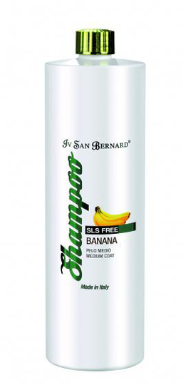 schampo husdjur Banana SLS Free Medium Coat 1000 ml vit