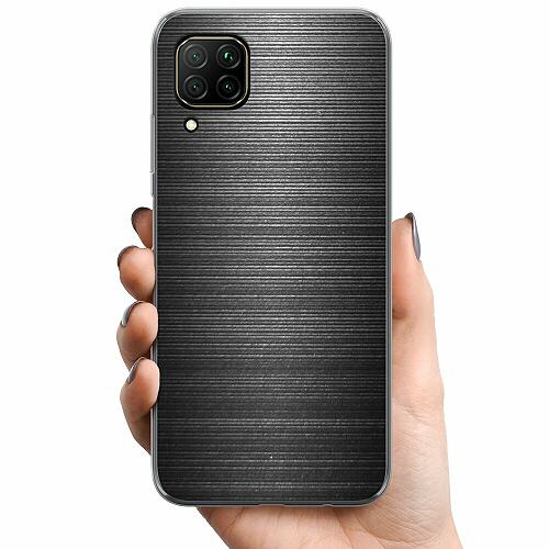 Huawei P40 lite TPU Mobilskal Brushed Metal