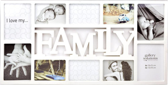 Nielsen Family Collage White Resin Gallery 8999331