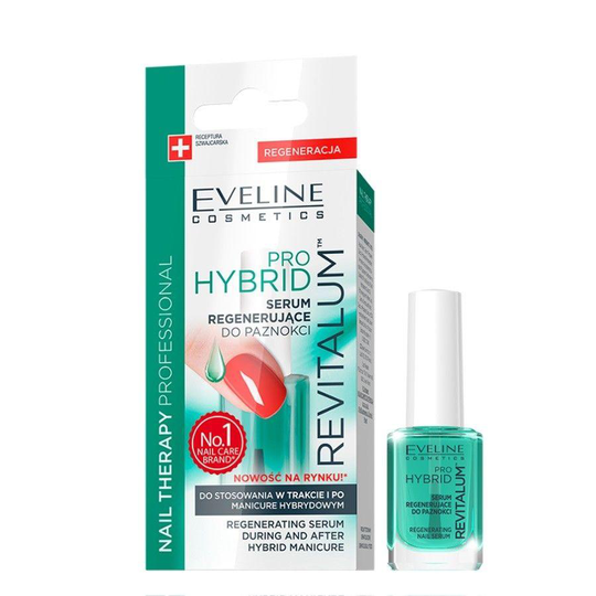 Eveline Nail Therapy Revitallum Pro Hybrid Regenerating Serum för naglar efter maniciure hybrid 12ml
