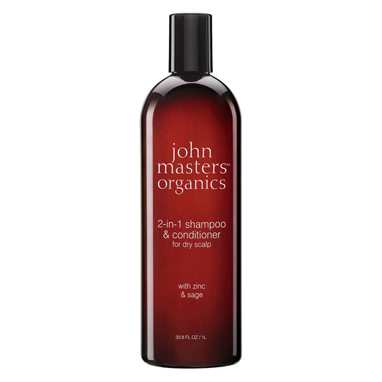 John Masters Organics - 2-in-1 Shampoo Conditioner for Dry Scalp w. Zinc Sage 1000 ml
