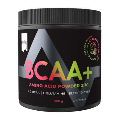 PULS Nutrition BCAA+ 300 g Strawberry & Kiwi