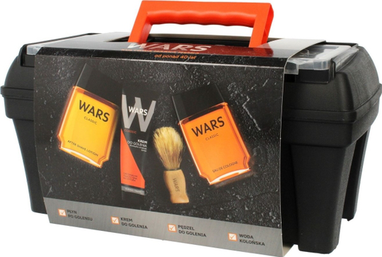 Wars Wars Gift set - Classic box (water after/gol 90ml + shaving cream 65g + cologne 90ml + brush)