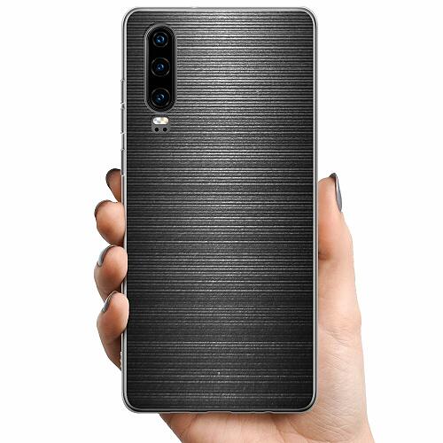 Huawei P30 TPU Mobilskal Brushed Metal