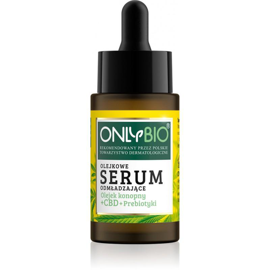 ONLYBIO_Olejkowe serum odmĹ,adzające Olejek Konopny 30ml