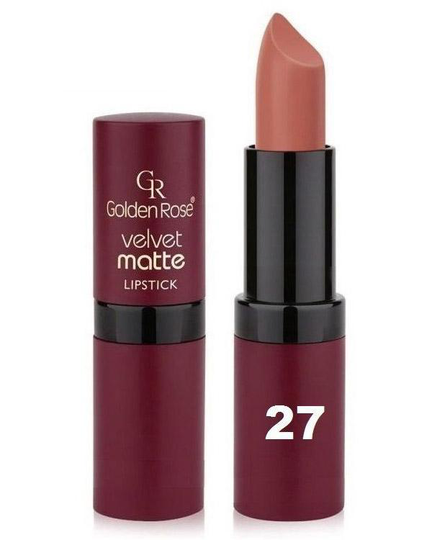 Golden Rose Velvet Matte Lipstick #27 Contessa Nude