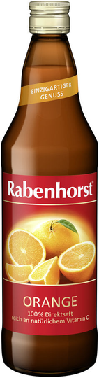 6 x Rabenhorst apelsinjuice med fruktkött, 750ml