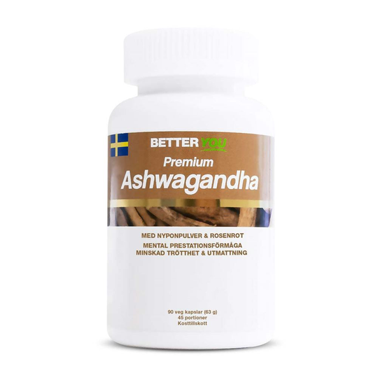 Premium Ashwagandha, 90 caps, Livsmedel