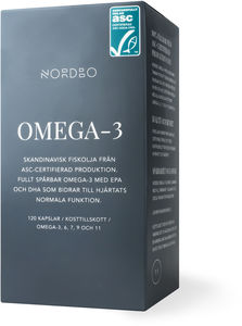 Nordbo Omega-3 kapslar 120 st