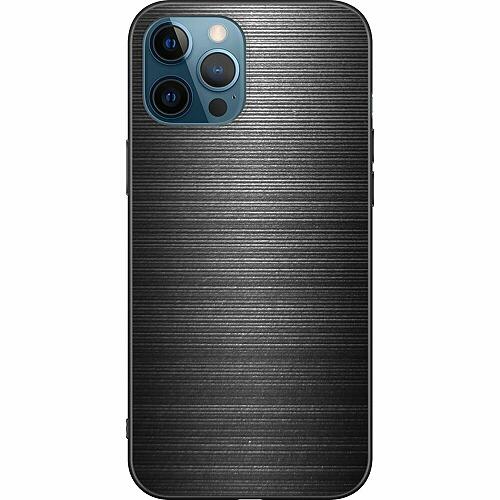 iPhone 12 Pro Svart Skal Brushed Metal