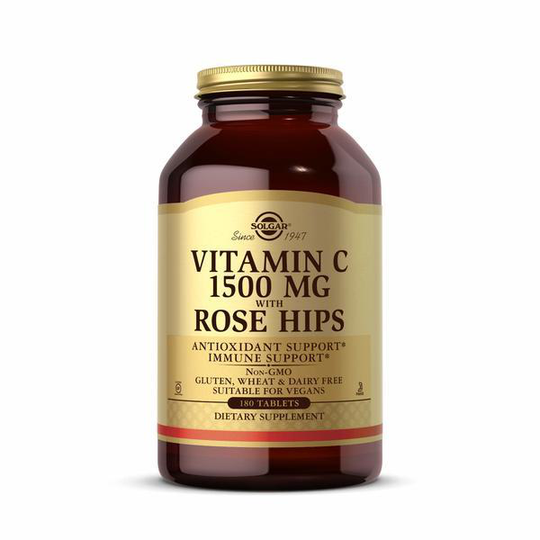 Tabletter Rose Hips C 1500 mg Solgar E2421 (Refurbished A+)