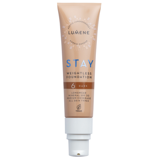 Lumene Stay Weightless Foundation SPF 30 6 Dark