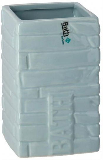 badrumsmugg 300 ml 7 x 12 cm keramikblå