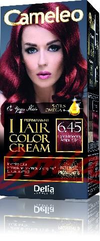 Delia Cosmetics Cameleo HCC permanent paint Omega + 6.45 Light Mahogany No. 1op.