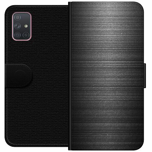 Samsung Galaxy A71 Plånboksfodral Brushed Metal