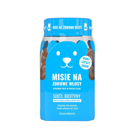 NOBLE HEALTH_Misie na zdrowe wĹ,osy suplement diety w postaci ĹĽelek 300g