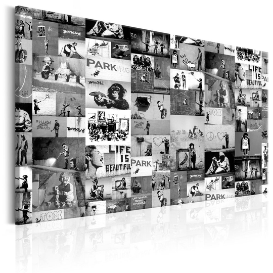Tavla - Banksy: Graffiti Collage