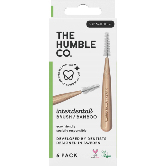 Humble Brush Bamboo Interdental Brush Size 5 Green