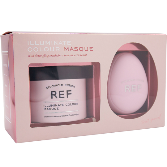 REF Illuminate Colour Masque and Detangler Brush Box