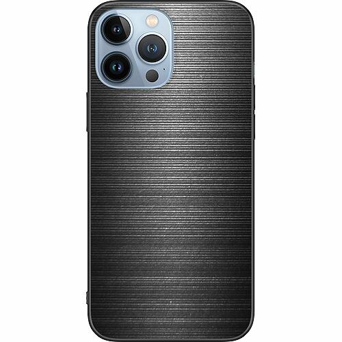 iPhone 13 Pro Max Svart Skal Brushed Metal