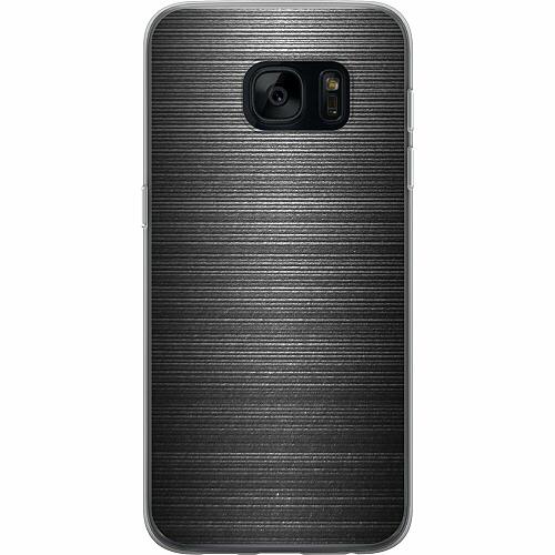 Samsung Galaxy S7 Genomskinligt Skal Brushed Metal