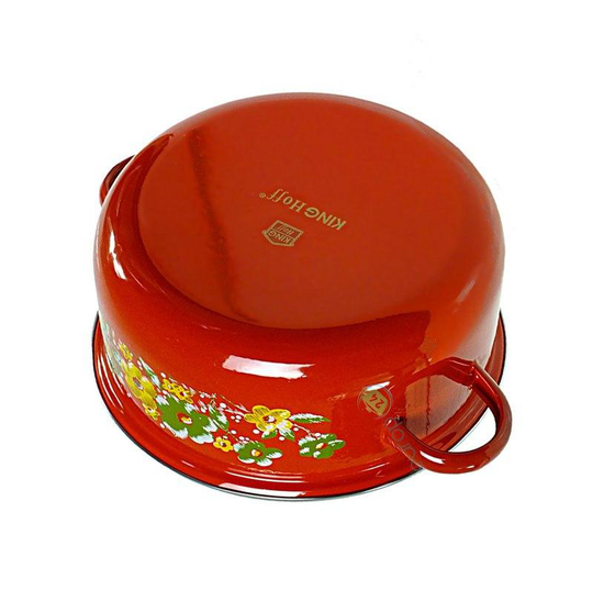 En uppsättning emaljerade krukor 10 ele. Kinghoff KH-3710-Rd