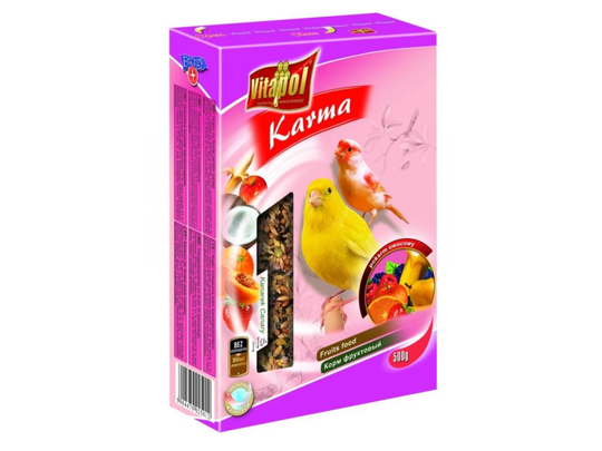Vitapol zvp-2501, Frön, 500 g, Kanariefågel, Vitamin A, Vitamin B, Vitamin C