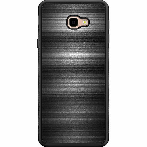 Samsung Galaxy J4+ Svart Skal Brushed Metal