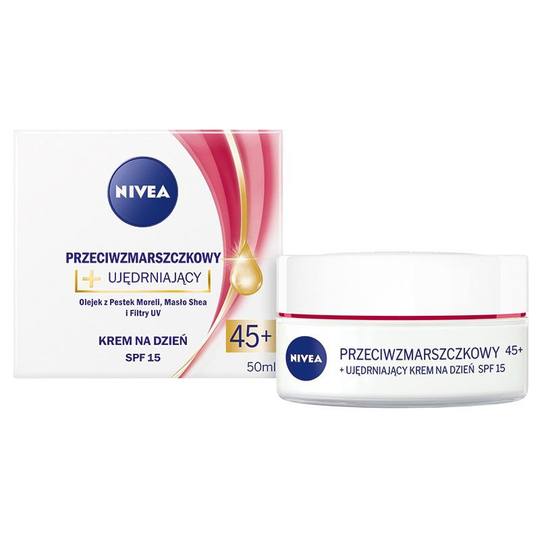 NIVEA Wrinkle + Firming Day Cream SPF15 50ml 45+