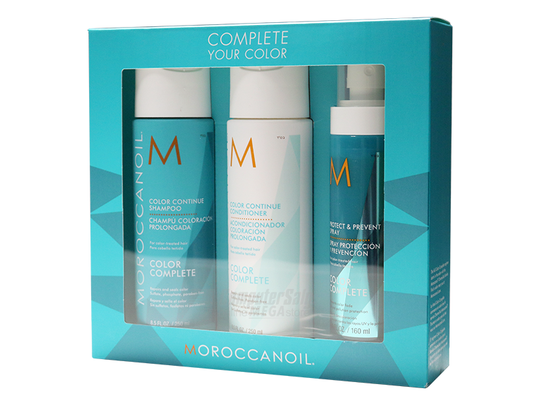 Moroccanoil Color Continue Set - Shampoo 250ml + Conditioner 250ml +Spray 160ml