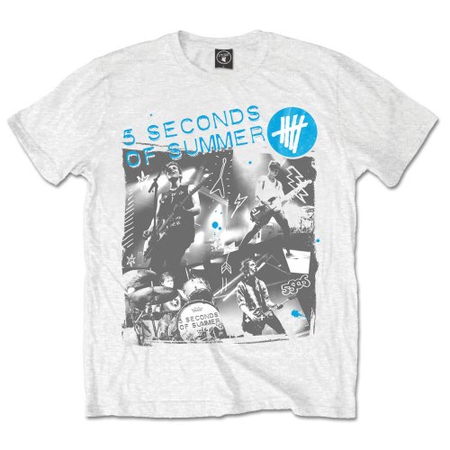 5 Seconds of Summer Unisex T-Shirt: Live Collage (XX-Large)