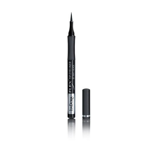IsaDora Flex Tip Eyeliner Matt Black 1,2 ml