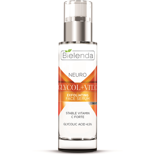 Bielenda NEURO GLICOL + VIT. C exfoliating rejuvenating serum for nigh