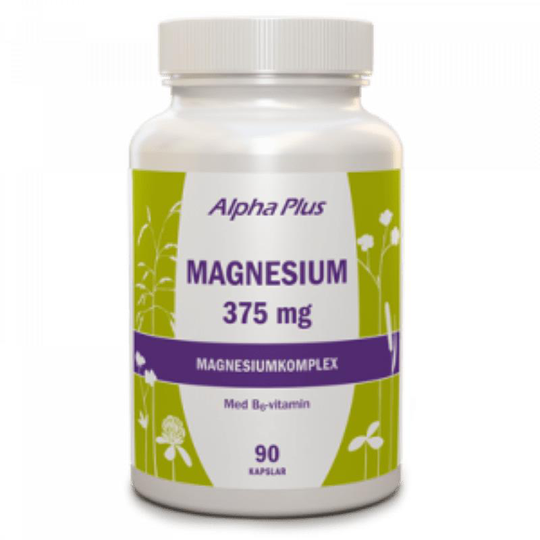 Magnesium 375 mg 90 kapslar Alpha Plus