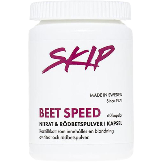 Skip BeetSpeed Nitrat & Rödbetspulver 60 kapslar