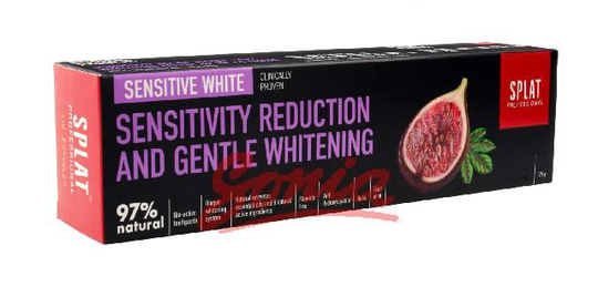 Splat Professional Whitening Toothpaste Sensitive White 125g