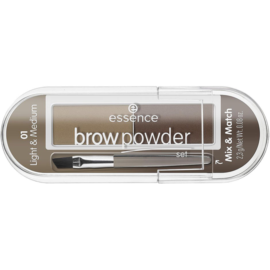 Brow Powder Set, 2,3 g essence Ögonbrynspenna