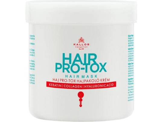 Kallos KJMN HAIR PRO-TOX Hair Mask with Keratin, Collagen and Hyaluronic Acid 500 ml