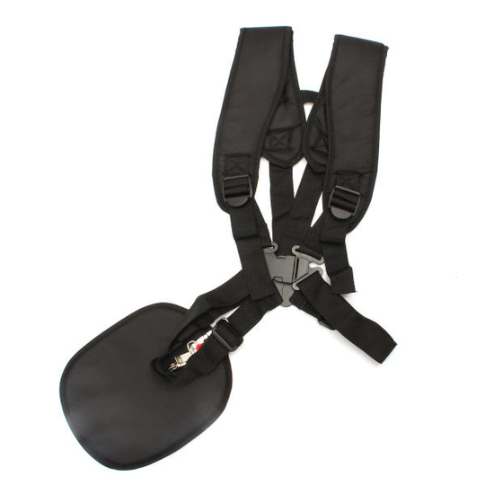 Universell Grå Dubbel Axelrem Garden Borste Cutter Lawn Mover Belt Strimmer Trimmer
