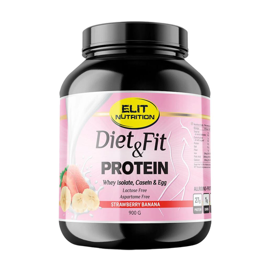 Elit Nutrition Diet & Fit Protein Strawberry Banana 900 g