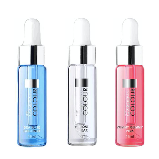 3-pack - Nagelbandsolja - Almond, Coconut, Yummy Gummy - 15ml