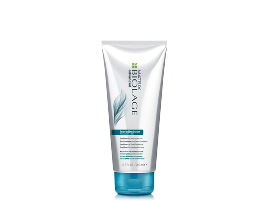 Matrix Keratindose Conditioner, Unisex, 200 ml, Icke-professionellt balsam, Skadat hår, Rengöring, Näringsgivande, Shine, AQUA / WATER, CETEARYL ALCO