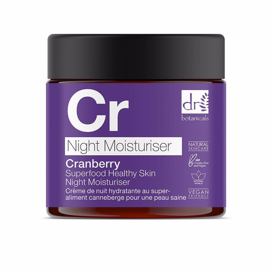 DR. BOTANICALS CRANBERRY SUPERFOOD healthy skin night moisturiser 60 ml