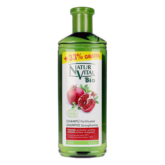 Stärka Shampoo Bio Ecocert Naturvital (400 ml)