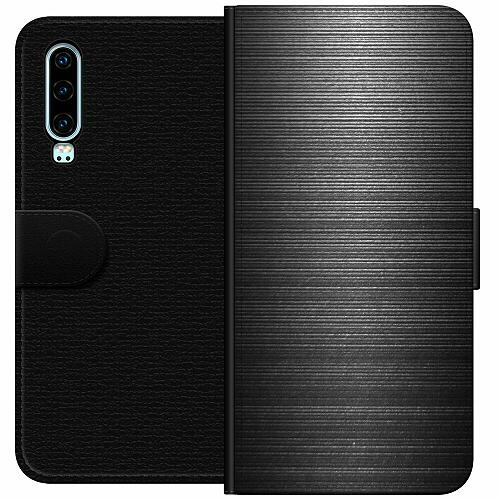 Huawei P30 Plånboksfodral Brushed Metal