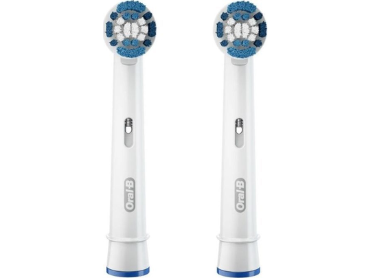 Dantu šepetelis Oral-B Toothbrush Brush Heads Precision Clean Heads, For adults, Number of brush heads included 2, Baltas