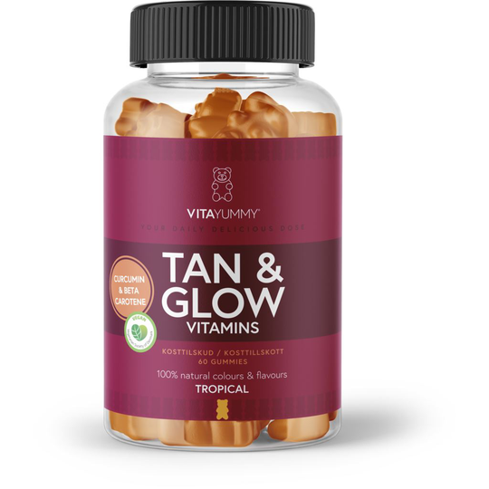 VitaYummy Tan & Glow Vitamins 60 tuggtabletter