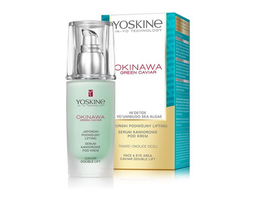 YOSKINE_Okinawa Green Caviar japoĹ"ski podwĂłjny lifting serum kawiorowe pod krem na twarz i okolice oczu 30ml